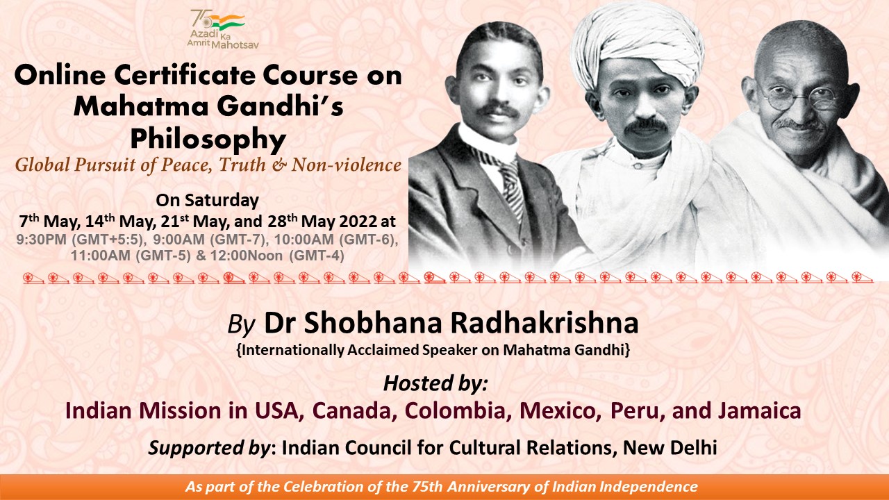Online Certification course on Mahatma Gandhi´s philosophy